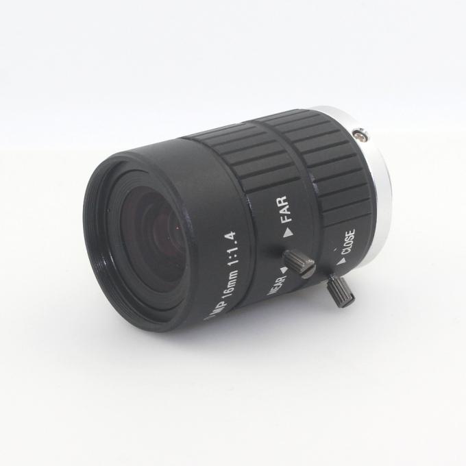Ο φακός 16mm καμερών CCTV HD 10MP άνοιγμα F1.4 τοποθετεί το Γ για τη κάμερα CCTV ή το βιομηχανικό οδικό έλεγχο μικροσκοπίων