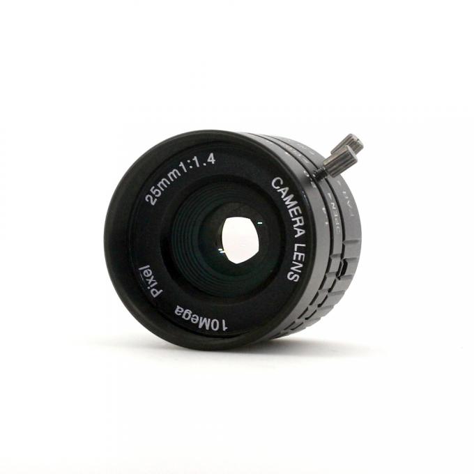 25mm φακός Γ CCTV 10 megapixel HD τοποθετούν το 1/2» σταθερό χειρωνακτικό φακό καμερών ίριδων F1.4 βιομηχανικό