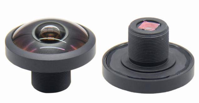 ο 1.08mm σταθερός φακός 1/3 πλήρες γυαλί 360 πανοραμικός φακός f2.0 M12 εστίασης τσιπ γωνίας καμερών HD ευρύς fisheye τοποθετεί